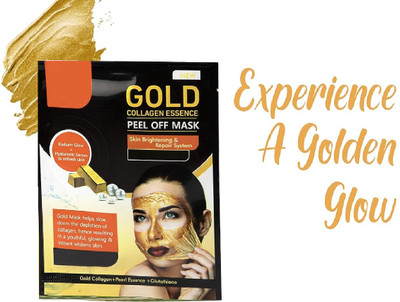 Sheny Gold Peel Off Mask For All Skin Types Anti-Bacterial & Helps Remove Acne(25 ml)