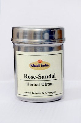 KHADI INDIA rose sandal herbal ubtan(80 g)