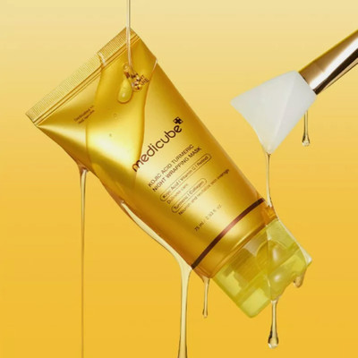 Medicube Kojic Acid Turmeric Overnight Wrapping Peel-Off Mask | Brightening, Anti-Aging(75 ml)