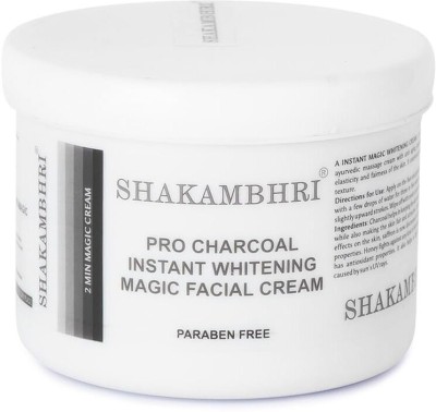 Shakambhri Pro Charcoal Instant Whitening Magic Facial Cream, 200gm(200 ml)