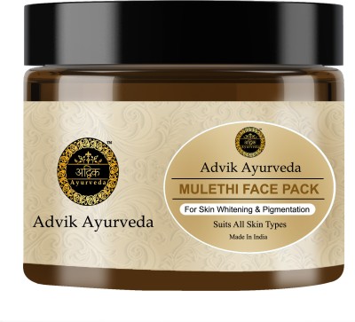 Advik Ayurveda Mulethi Face Pack for Skin Whitening and Pigmentation(70 g)