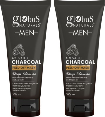 Globus Naturals Anti Pollution & Anti Acne Charcoal Peel Off Mask, For Men(200 g)