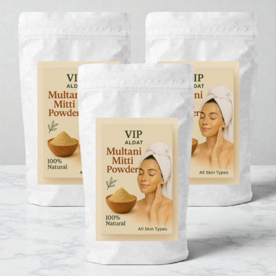 VIP ALDAT Multani Mitti Ancient Ayurvedic Secret for Flawless Healthy Skin(450 g)