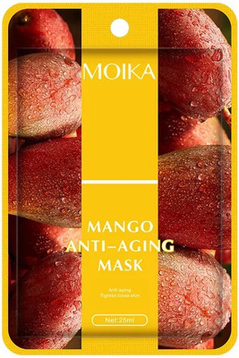 MOIKA KOREAN Skin Brightening MANGO FACE MASK SHEET PACK OF 1(25 ml)