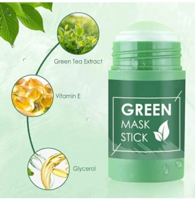 Mecovip green tea face mask 40 g pack of 1(40 g)