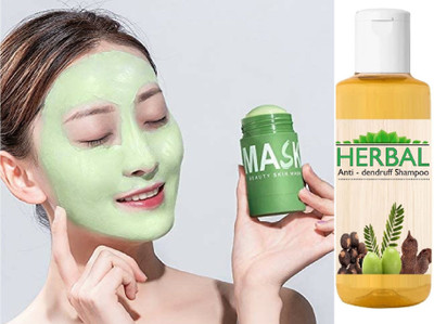 Emijun Mud face pace green stick mask for all skin type  Face Shaping Mask