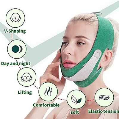 new sparsh Hari V-line Facial Slimming Belt for Chin and Cheeks Anti-Wrinkle Ultra Thin  Face Shaping Mask