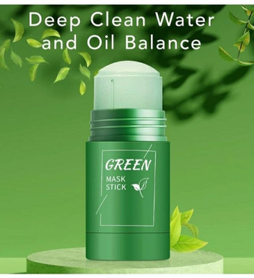 Mecovip green face mask stick for deep cleaning face pack of 1(40 g)
