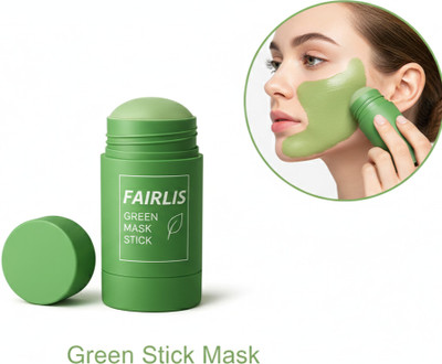 Fairlis Green Stick Mask for Daily Glow, Softness, and Deep Cleaning  Face Shaping Mask