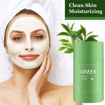 MYEONG Green Tea Cleansing Mask Stick Solid Clay Detox Mud Mask(40 g)