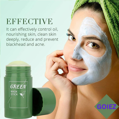 GOIEZ Meidian Blackhead Removal Green Mask Stick For Clean And Smooth Finish  Face Shaping Mask