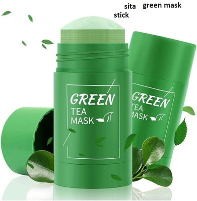 mrquee sita Green Tea Purifying Clay Stick Mask Oil Control Anti-Acne Face  Face Shaping Mask