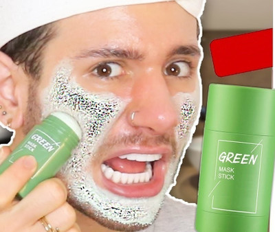 Yuency green stick mask for oil control ._2 Face Shaping Mask  Face Shaping Mask