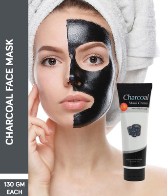 MYEONG Face Tech Anti Blackhead Charcoal Face Mask Cream(130 ml)