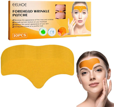 AARUKCREATION 10 Pcs Forehead Wrinkle Patch Anti-wrinkle Face Mask with Hydrolysed Collagen  Face Shaping Mask