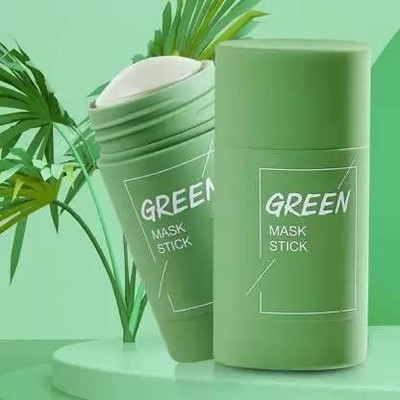 Luipui green tea best purifying mud stick clay for all akin types(40 g)