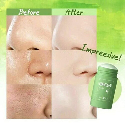 NIMG Green Tea Cleansing Mask Stick for Face | For Blackheads Whiteheads  Face Shaping Mask