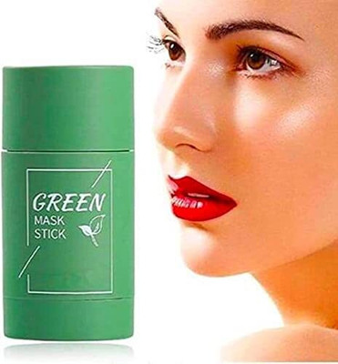 Luipui green tea clay best mud stick for anti acne pimples(40 g)