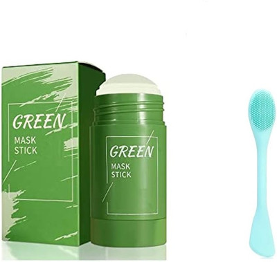 Miss Hot Green Tea Mask Stick for Face Oil Control, Deep Clean Pores & Face Mask Brush  Face Shaping Mask