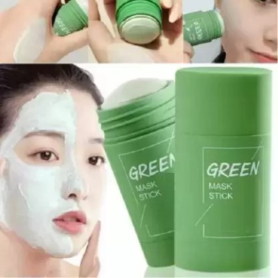 N.SHIKSHAA Green Tea Cleansing Mask Stick for Face 11  Face Shaping Mask