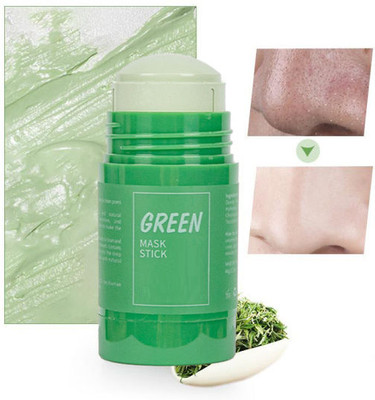 GABBU Green Tea Purifying Clay Stick Mask Anti Acne Cleaning Solid Mask Stick For Face(40 g)