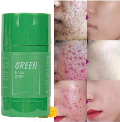 AFARAXIA best Green Tea Cleansing Mask Stick for Face | For Blackheads, Whiteheads(40 g)