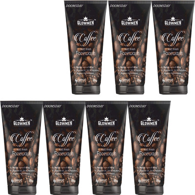 DOOMSDAY GLOWMEN COFFEE MATT FINISH FACEWASH FOR REMOVE DARK SPOTS PACK OF - 7 Face Wash(420 g)