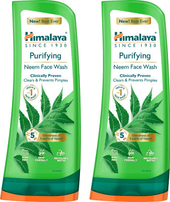 HIMALAYA PURIFYING NEEM FACE WASH 300ML (pack of 2) Face Wash(600 ml)