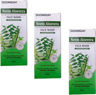 DOOMSDAY neem aloevera enriched with aloevera extract and neem extract Face Wash(180 g)