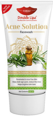 DOUBLE LIPS ACNE SOLUTION Face Wash(100 ml)