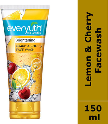Everyuth Naturals Brightening Lemon & Cherry  - 150g Face Wash(150 g)