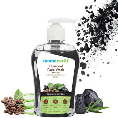 Mamaearth Charcoal  with Activated Charcoal & Coffee for Oil Control Face Wash(250 ml)