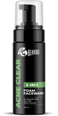 BEARDO Acne Clear Foam Face Wash(100 ml)