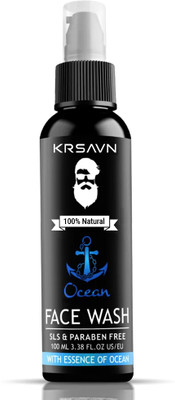 KRSAVN Ocean Blue for Men & Women, Fights Acne & Pimple, Skin Brightening, All Skin Types Face Wash(100 ml)