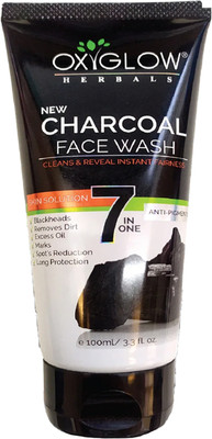 NG MART OXYGLOW CHARCOAL DEEP CLEANSING FACEWASH FOR BLACKHEAD & PIGMENTAION REMOVES PACK OF - 100ml x 1 Face Wash(100 ml)