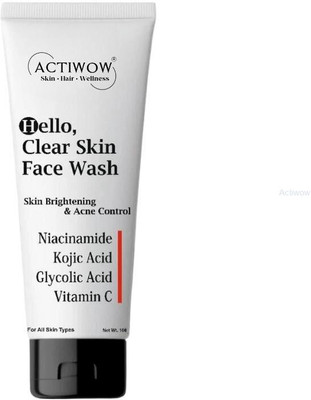 ACTIWOW Hello  Gentle Foam for Fresh Natural Skin Face Wash(100 ml)