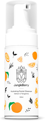 JungleBerry Vetiver & Tangerine Hydrating Facial Cleanser with Neem | Turmeric & Aloevera  Face Wash(150 ml)
