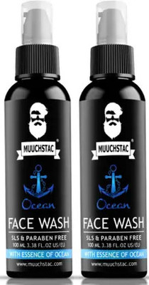 VOYRIN MUUCHSTAC Ocean for Men, Fights Acne & Pimple, Skin Brightening, All Skin Types  Face Wash(200 ml)