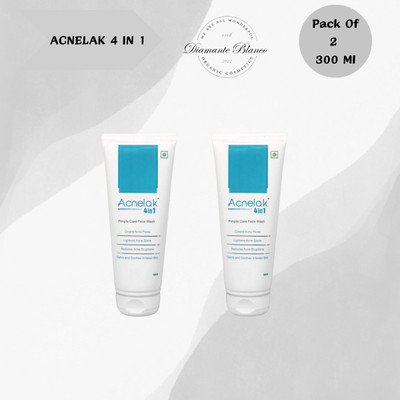 tree pharma Acnelak 4 in 1 Pimple care  100gm-Pack of 2 Face Wash(100 ml)