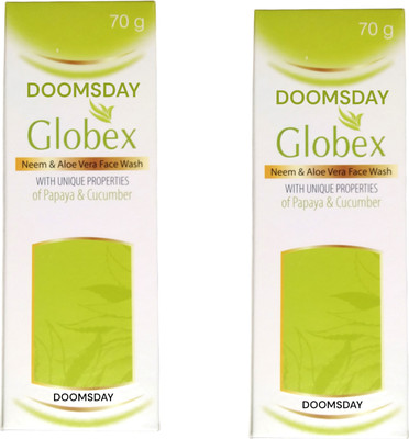 DOOMSDAY globex neem and aloevera face wash of papaya and cucumber Face Wash(140 g)