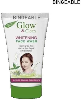 INDIANA HUDA Glow & Clean Neem  – Tea Tree Extracts, 100ml Face Wash(100 ml)