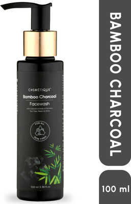 Cosmetique Bamboo Charcoal with Natural Actives of Aloevera, Tea Tree, Neem & Tulsi Face Wash(100 ml)