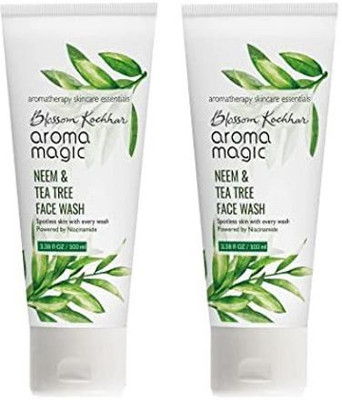 Aroma Magic Neem and Tea Tree  100ml Each Face Wash(200 ml)