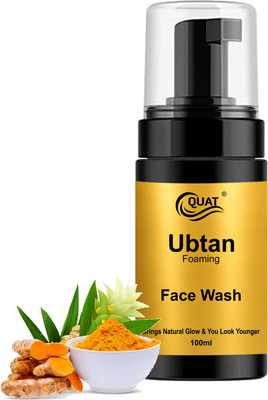 QUAT Saffron Silk: Ubtan Foam for Luminous Skin Face Wash(100 ml)