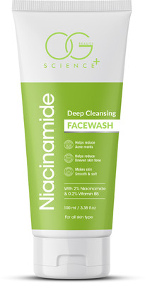 OG BEAUTY Science Niacinamide  for Clear, Radiant Skin - Perfect for Daily Use and Gentle Cleansing Face Wash(100 g)