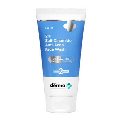 The Derma Co Sali-Cinamide Anti-Acne with 2% Salicylic Acid and Niacinamide Face Wash(150 ml)