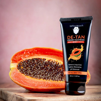 UrbanMooch Papaya Skin Brightening & Lightening Detan  Face Wash(100 g)