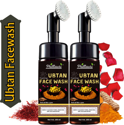Phillauri Ubtan For Skin Brightening and Oily - Tan Removal Renew Radiance Face Wash(300 ml)