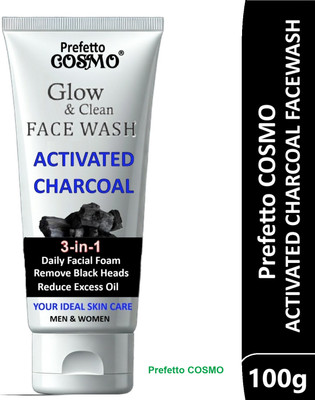 Prefetto COSMO Blackhead Removing Charcoal Face Wash(100 g)