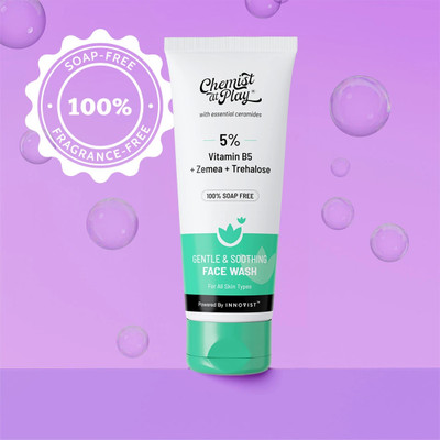 Chemist at Play Gentle & Soothing | 100% Soap Free Facewash | Cleanser for Women & Men Face Wash(75 ml)